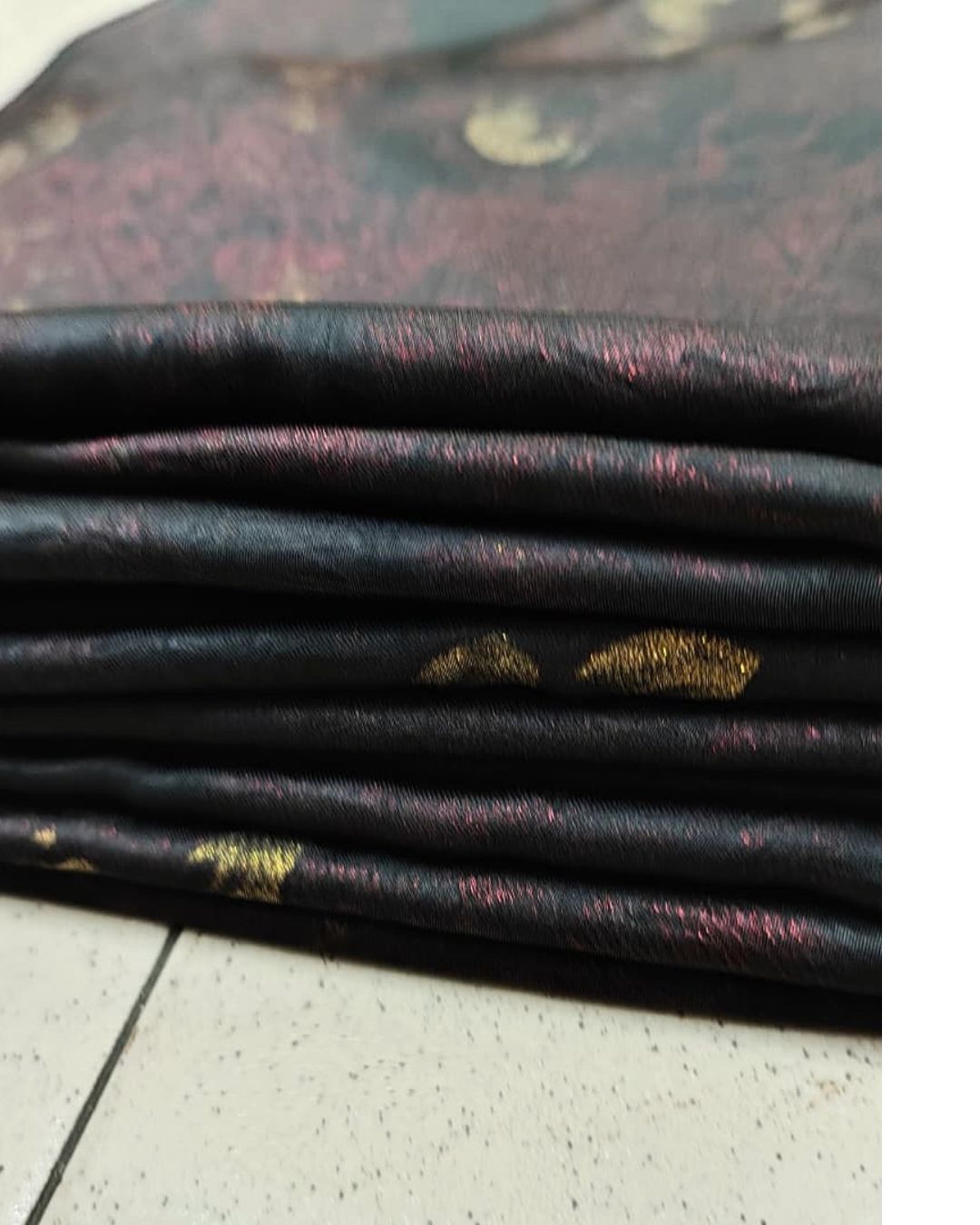 Fabrik Jacquard Burgundy Rich
