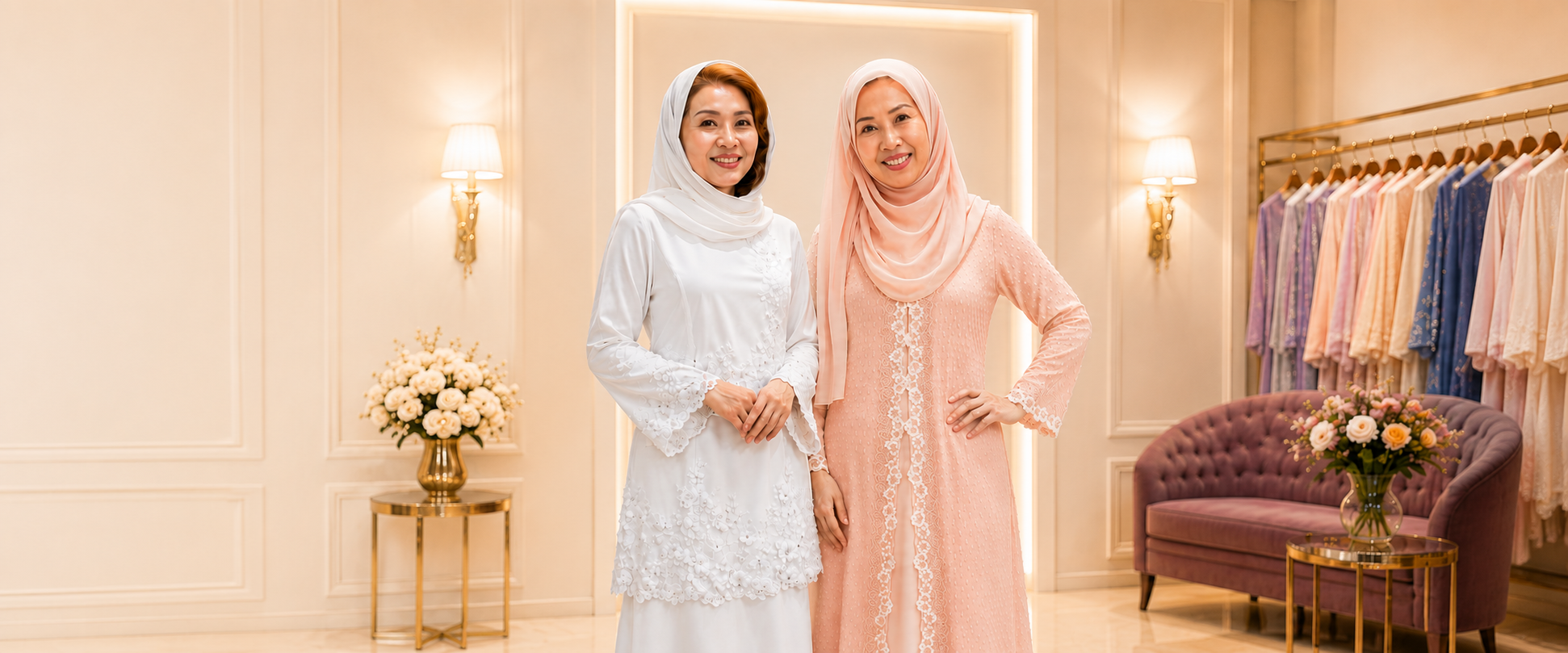 Pengasas CallMeRos - Pakar jahitan eksklusif wanita dengan 30 tahun pengalaman