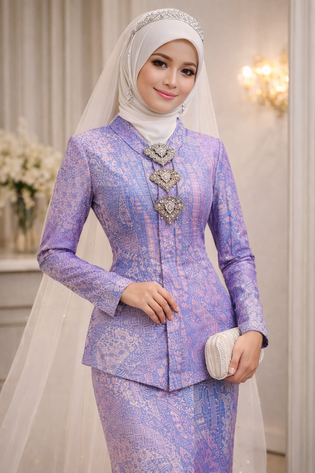 Portfolio Kurung Blue Luxury - Kurung mewah biru CallMeRos